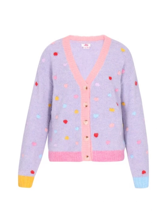 Foto van product MYMO Gebreid vest blauw / lila / pink / rood