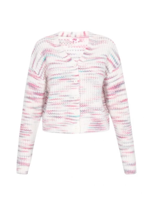 Foto van product MYMO Gebreid vest blauw / lila / rood / wit