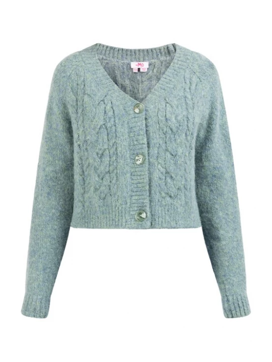 Foto van product MYMO Gebreid vest 'Blonda' smoky blue