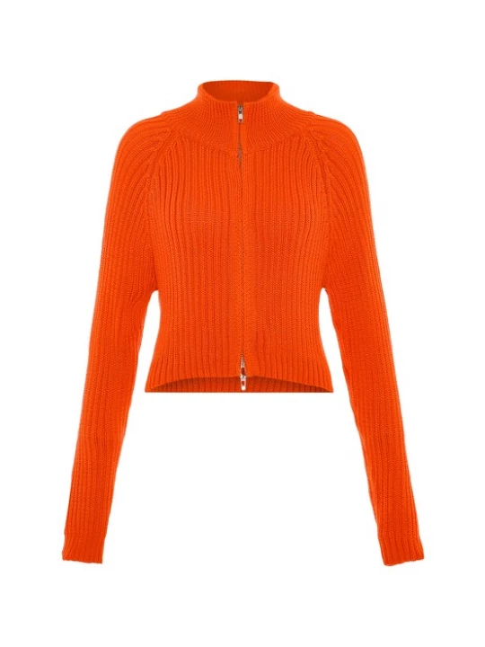Foto van product MYMO Gebreid vest donkeroranje