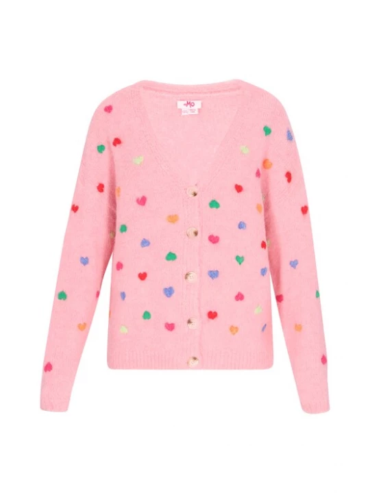 Foto van product MYMO Gebreid vest gemengde kleuren / rosé