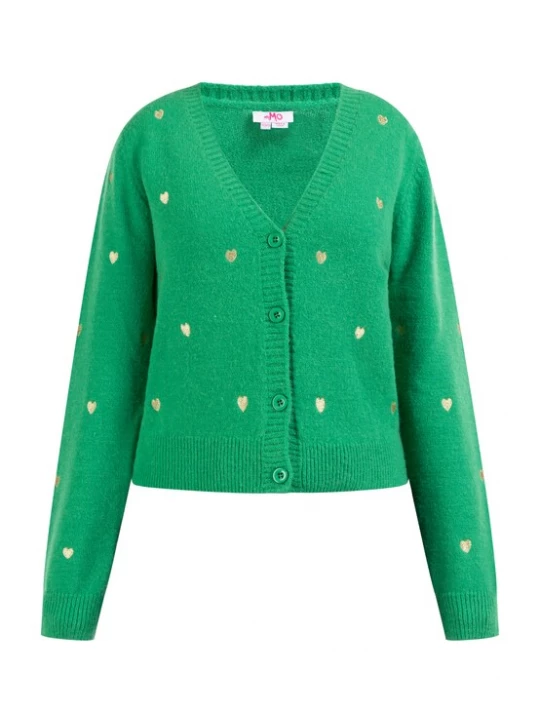 Foto van product MYMO Gebreid vest goud / groen