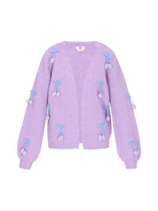 Foto van product MYMO Gebreid vest hemelsblauw / lavendel