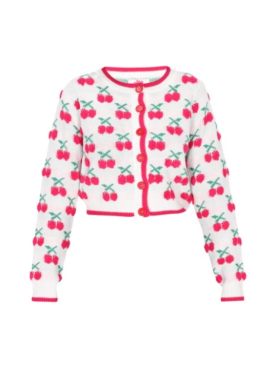 Foto van product MYMO Gebreid vest lichtblauw / rood / wit