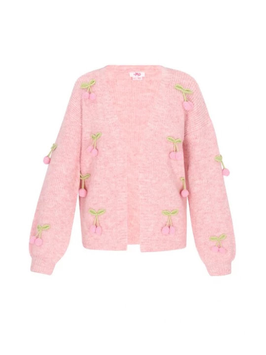 Foto van product MYMO Gebreid vest lichtgroen / rosa