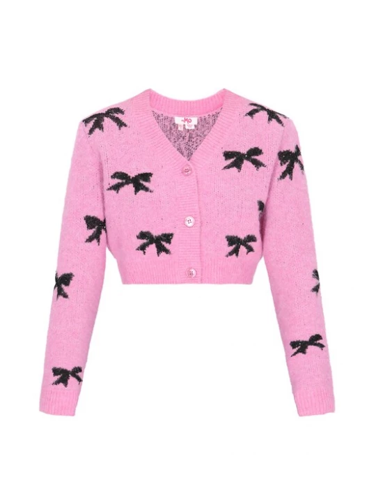 Foto van product MYMO Gebreid vest pink / zwart