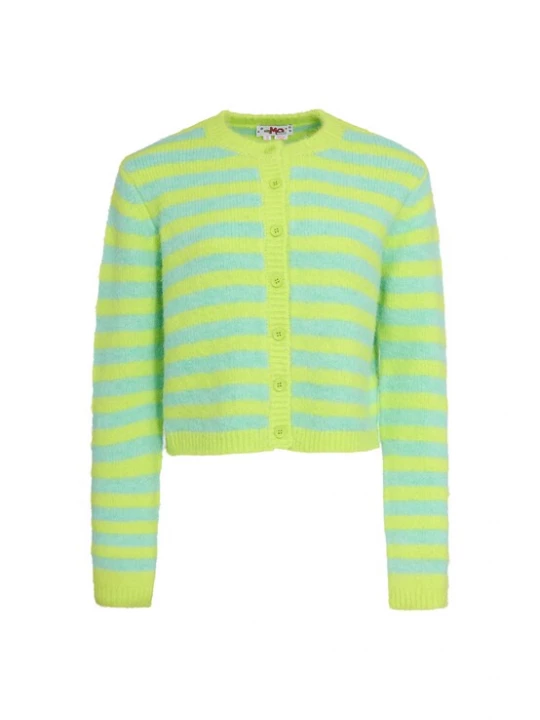 Foto van product MYMO Gebreid vest 'Pop' mintgroen / appel