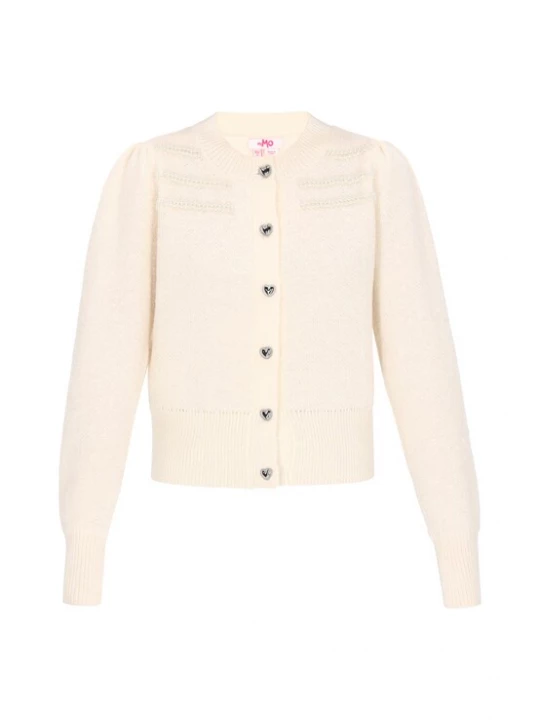 Foto van product MYMO Gebreid vest wit / offwhite