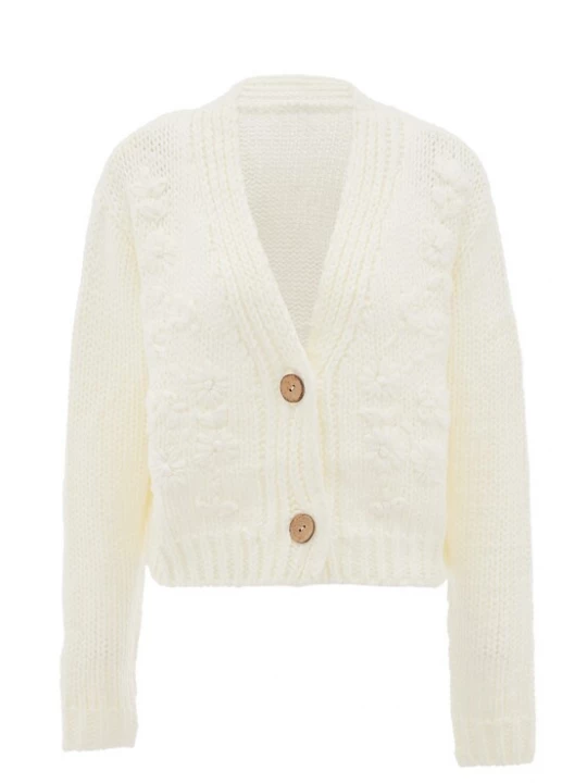Foto van product MYMO Gebreid vest wolwit