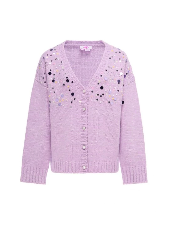 Foto van product MYMO Gebreid vest 'Young Fashion' lavendel