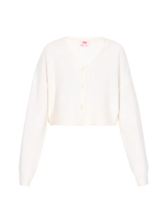 Foto van product MYMO Gebreid vest 'Young Fashion' offwhite
