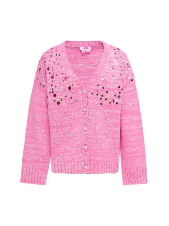 Foto van product MYMO Gebreid vest 'Young Fashion' pink