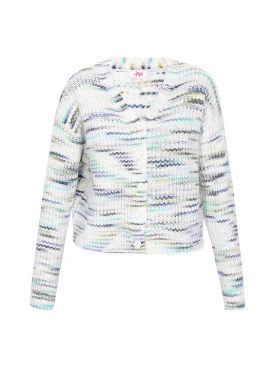 Foto van product MYMO Gebreid vest zwart / offwhite
