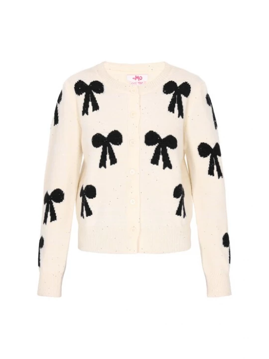 Foto van product MYMO Gebreid vest zwart / offwhite