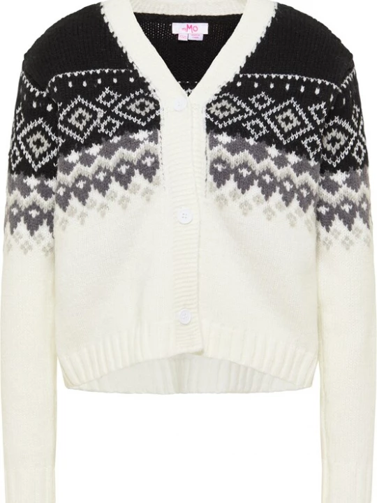Foto van product MYMO Gebreid vest zwart / wit