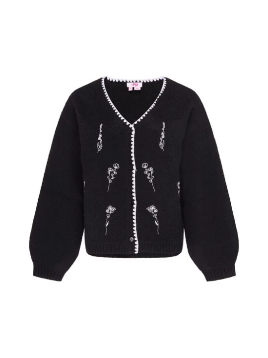 Foto van product MYMO Gebreid vest zwart / wit