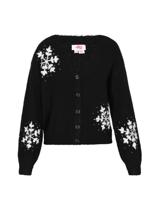 Foto van product MYMO Gebreid vest zwart / wit