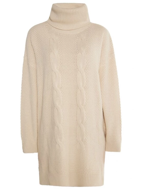 Foto van product MYMO Gebreide jurk 'Biany' crème