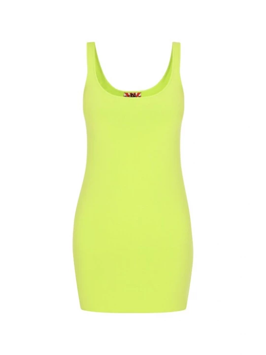 Foto van product MYMO Gebreide jurk 'Fashion Look' limoen