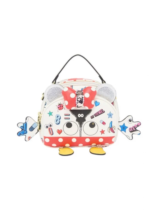 Foto van product MYMO Handtas 'Pop Eyetheme' blauw / rood / zwart / wit