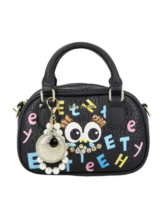 Foto van product MYMO Handtas 'POP EYETHEME' blauw / zwart