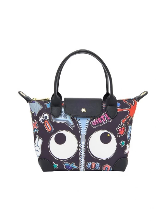 Foto van product MYMO Handtas 'Pop Eyetheme' geel / pink / zwart / wit