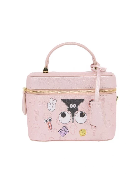 Foto van product MYMO Handtas 'Pop Eyetheme' geel / rosa / zwart / wit
