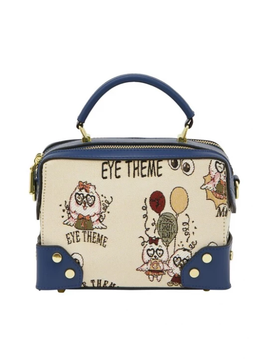 Foto van product MYMO Handtas 'Pop Eyetheme' gemengde kleuren / wolwit