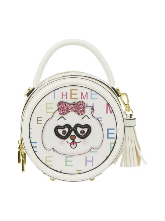 Foto van product MYMO Handtas 'Pop Eyetheme' lichtgroen / rosa / zwart / wit