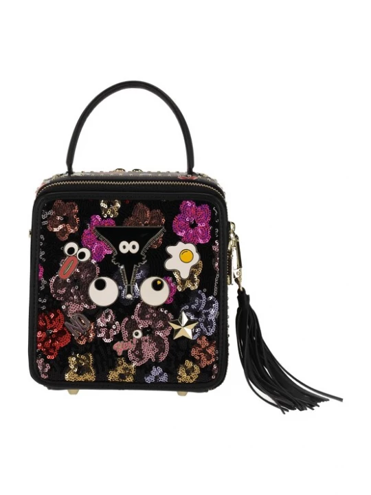 Foto van product MYMO Handtas 'Pop Eyetheme' pink / rood / zwart / parelwit