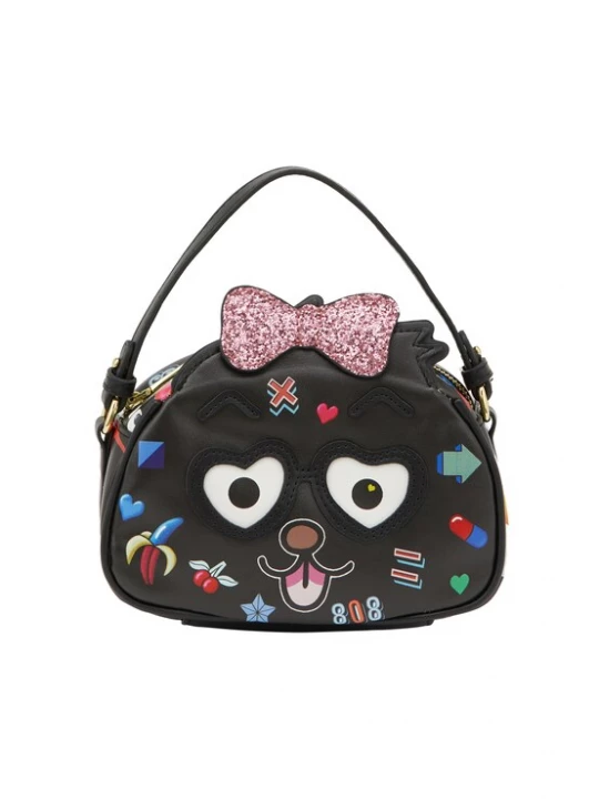 Foto van product MYMO Handtas 'Pop Eyetheme' pink / zwart / wit