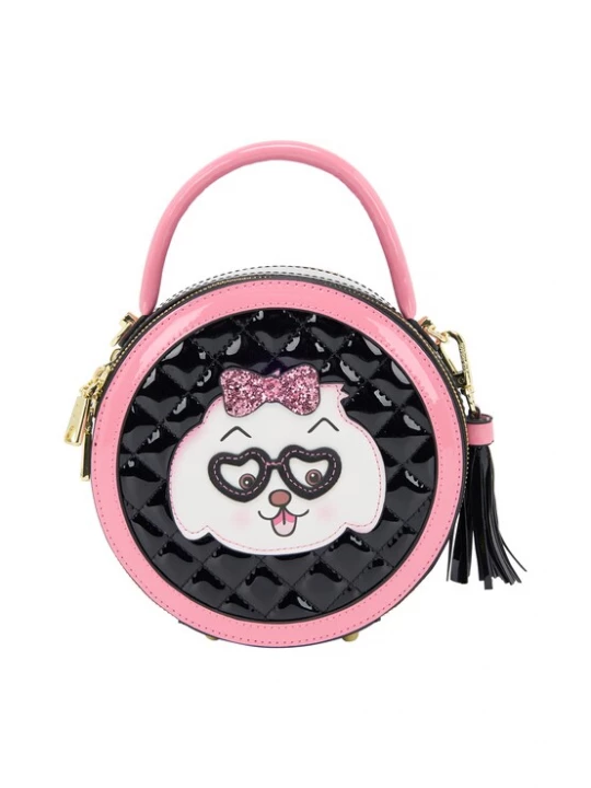 Foto van product MYMO Handtas 'Pop Eyetheme' pink / zwart / wit
