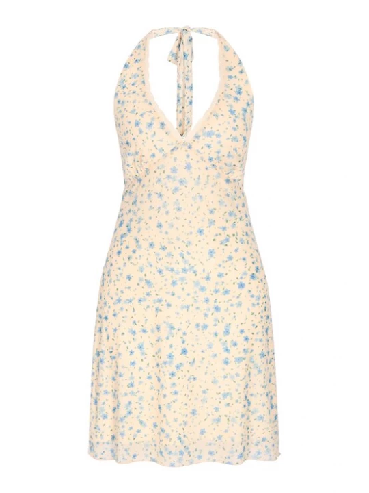 Foto van product MYMO Jurk chamois / blauw