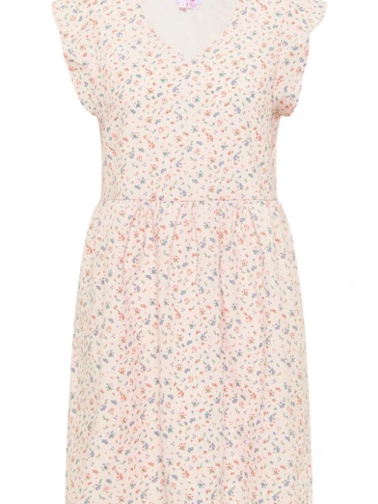 Foto van product MYMO Jurk duifblauw / groen / rosa / rood