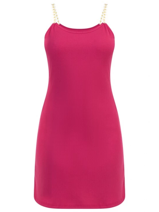 Foto van product MYMO Jurk geel / pink / wit