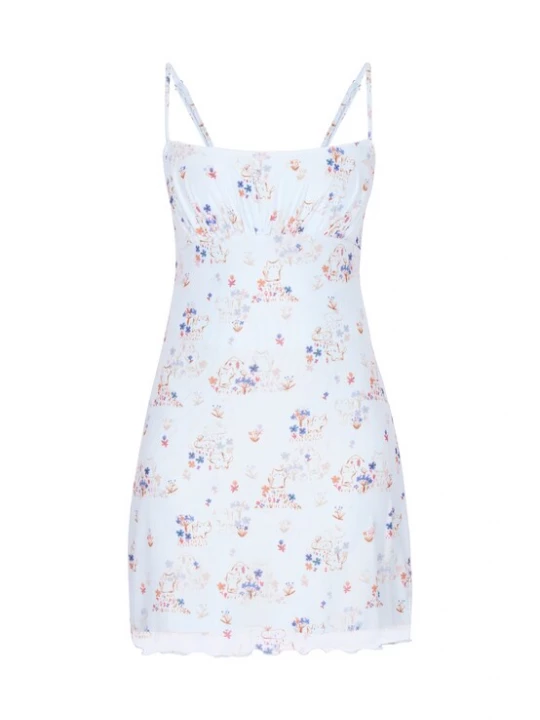 Foto van product MYMO Jurk gemengde kleuren / wit