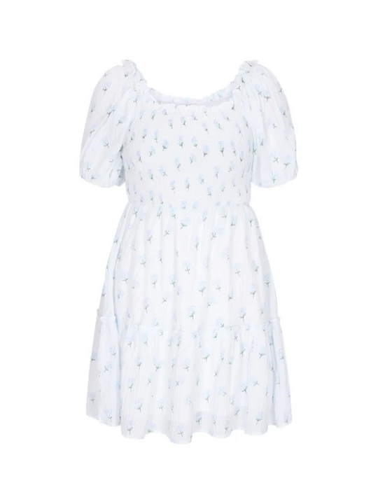 Foto van product MYMO Jurk lichtblauw / wit