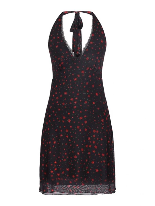 Foto van product MYMO Jurk rood / zwart