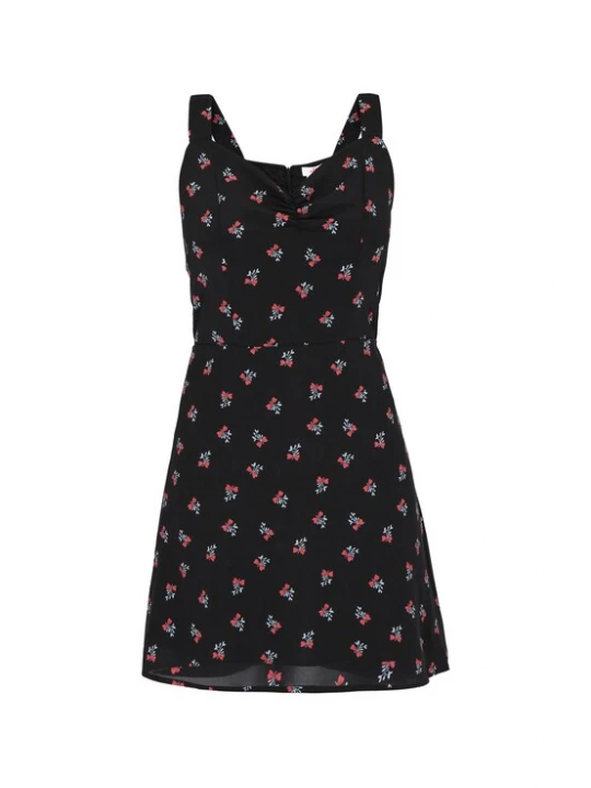 Foto van product MYMO Jurk rood / zwart / wit