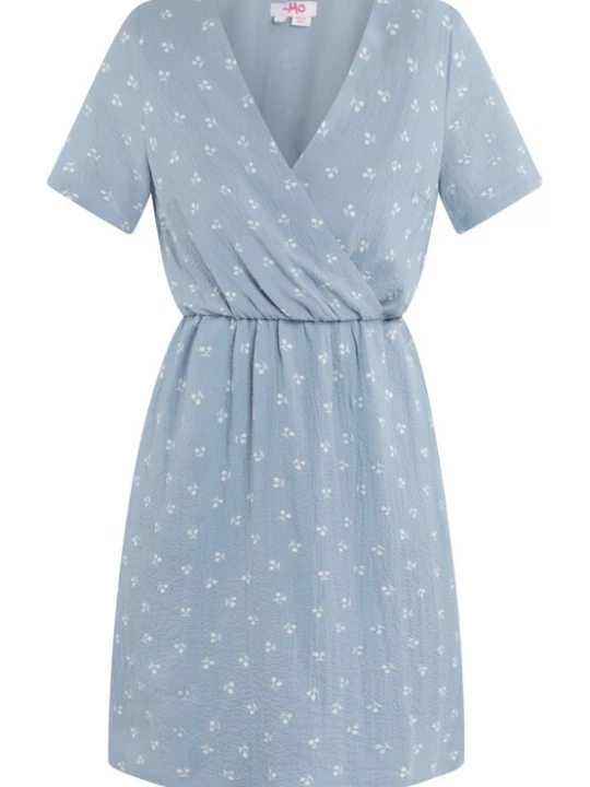 Foto van product MYMO Jurk smoky blue / wit