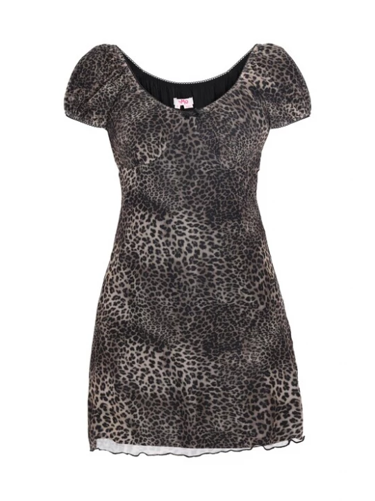 Foto van product MYMO Jurk taupe / zwart