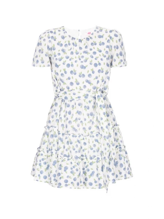 Foto van product MYMO Jurk 'Young Fashion' blauw / lichtgroen / wit