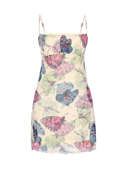 Foto van product MYMO Jurk 'Young Fashion Collection' beige / turquoise / rosé