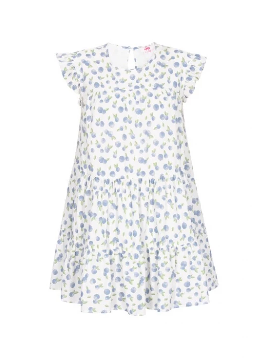 Foto van product MYMO Jurk 'Young Fashion' saffier / lichtgroen / wit