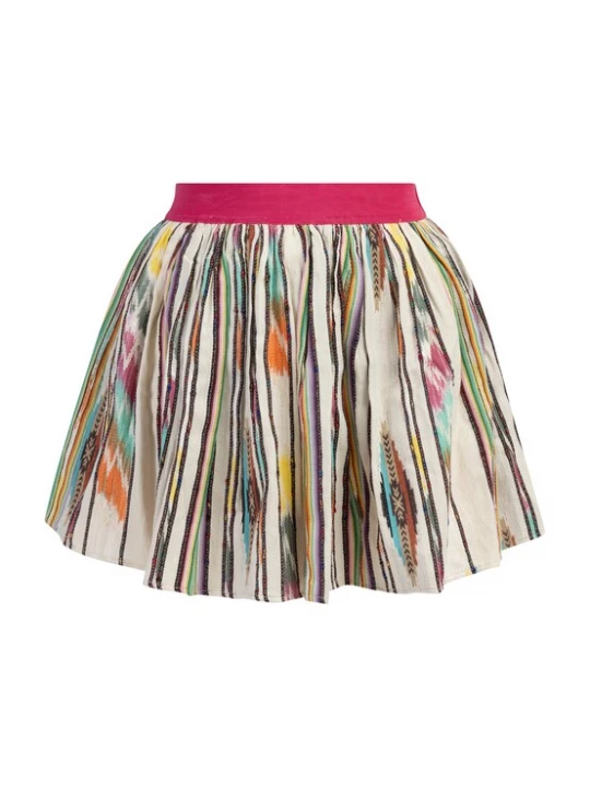 Foto van product myMo KIDS Rok lichtbeige / azuur / oranje / magenta