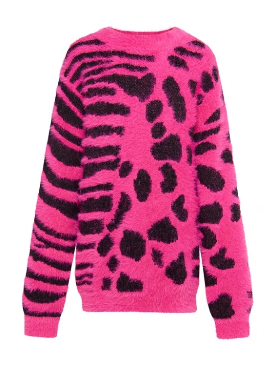 Foto van product myMo KIDS Trui 'Mimo' pink / zwart