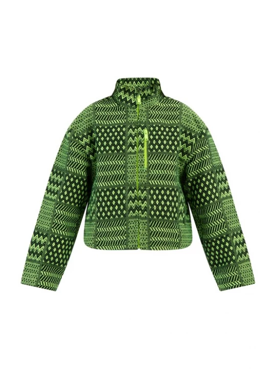 Foto van product myMo KIDS Tussenjas neongroen / zwart