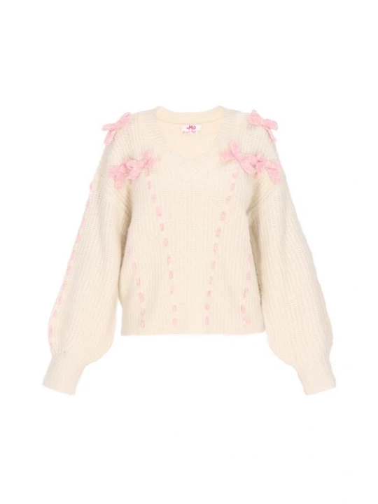 Foto van product MYMO Oversized trui lichtroze / offwhite