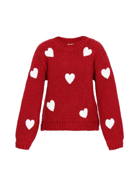 Foto van product MYMO Oversized trui rood / wit