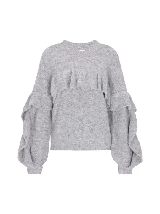 Foto van product MYMO Oversized trui 'Young Fashion' grijs gemêleerd